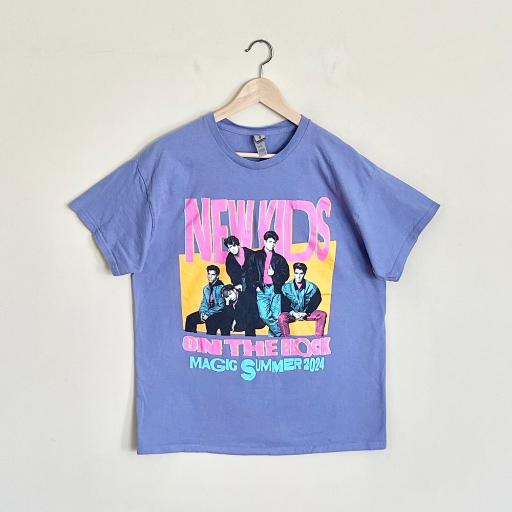 NEW New Kids On The Block 2024 Magic Summer Tour Concert T Shirt Adult Large